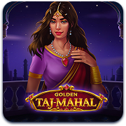 Golden Taj Mahal video slot artwork in the Kitsune Casino UK game lobby